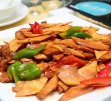 Stir-fried King Oyster Mushrooms