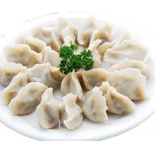 Pork and scallion dumplings