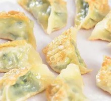 Handmade Pork and Mushroom Pan-Fried Dumplings