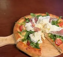 Ham Burrata Pizza