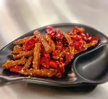 Spicy Beef Strips