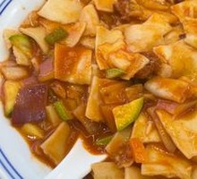 Xinjiang Noodle Strips Stir-Fry