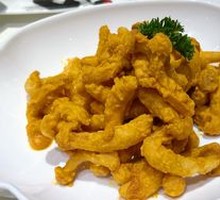 Salted Egg Yolk Baked Enoki Mushrooms