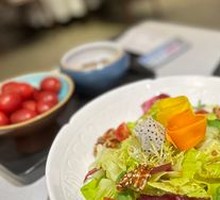 Olive Oil Amber Almonds with Fresh Vegetables