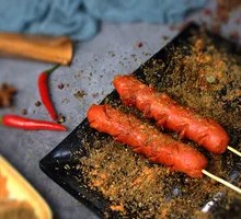 Double Egg Grilled Sausage Pancake