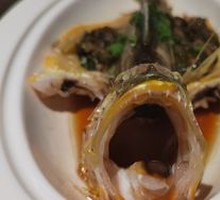 Steamed Yellow Croaker with Pickled Mustard Greens