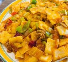 Xinjiang Noodle Strips Stir-Fry