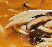 Mushroom Soup with Buckwheat Noodles