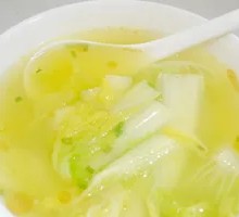 Bone Broth with Napa Cabbage