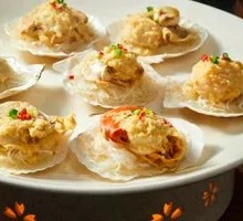 Steamed Scallops with Garlic and Vermicelli