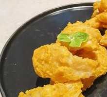 Salted Egg Yolk Baked Shrimp Balls