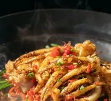 Spicy Squid in Dry Pot