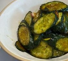 Pan-fried Cucumber with Perilla