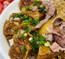 Braised Beef Brisket & Wagyu Rib Combo Rice