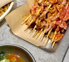 Medium-Rare Beef Skewers