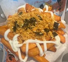 Meat-Flake Sweet Potato Strips