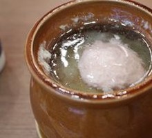 Egg and Pork Dumpling Pot Soup