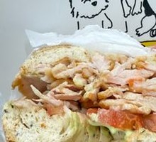 Mexico City Smoked Chicken and Avocado Guac Bagel