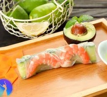 Shrimp Avocado Crystal Roll