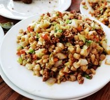 Meat Stir-Fried Dough Balls