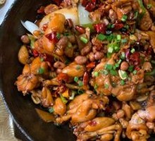 Spicy Frog Legs in Dry Pot