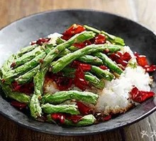 Stir-Fried Green Beans with Rice