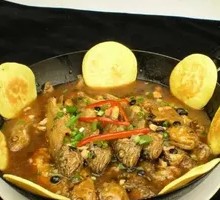 Pan-fried Corn Cake with Yellow Croaker