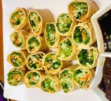 Tofu skin with sauce