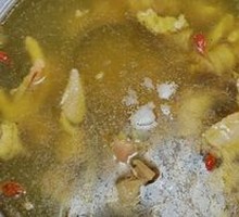Chicken Soup with Earthy Flavor
