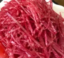Shredded Purple Radish Salad