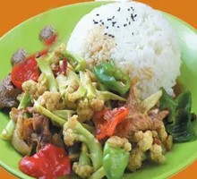 Pork Belly with Cauliflower Rice Bowl