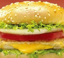 Juicy Cheese Chicken Burger