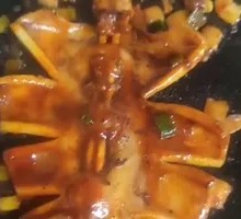 Grilled Squid on Iron Plate