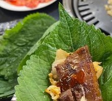 Honey-glazed pork belly