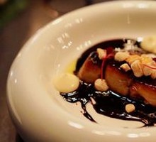 Modena Black Vinegar Foie Gras with Hazelnuts
