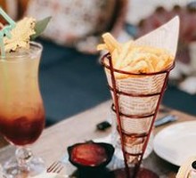 Thick-cut fries