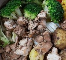 Sichuan Pepper Chicken Leg Fitness Meal