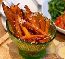 Cheesy Sweet Potato Fries