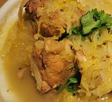 Pork Spine with Sour Cabbage