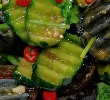 Cucumber and Century Egg Salad