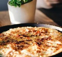 Iron Plate Korean Seafood Scallion Pancake