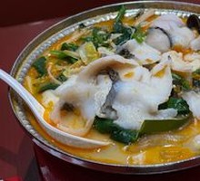 Fish Slices with Corn and Fresh Vegetables