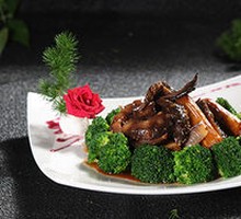 Braised Sea Cucumber with Green Onion