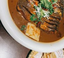 Fish Head with Flatbread