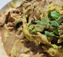 Napa Cabbage with Vermicelli and Tofu