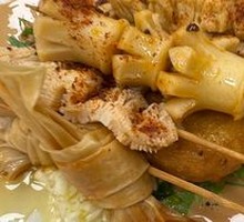 Fried Tofu Skin Noodles