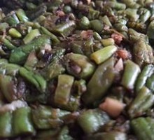 Minced Pork with Green Beans and Preserved Vegetable