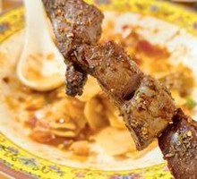 Charcoal-Grilled Lamb Liver