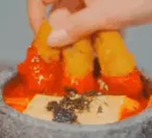 Stone Pot Cheese Rice Cake