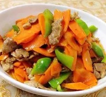 Stir-fried Carrot with Pork